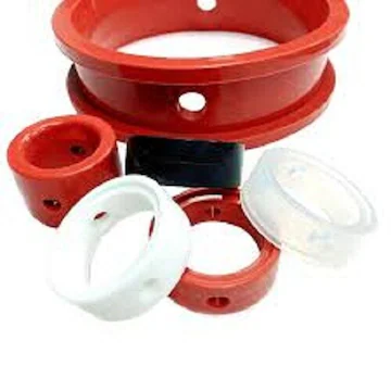 Butterfly valve rubber sleeve - side angle